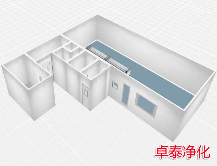 卓泰净化设计lol比赛押注软件平台「中国」有限公司官网三维立体图